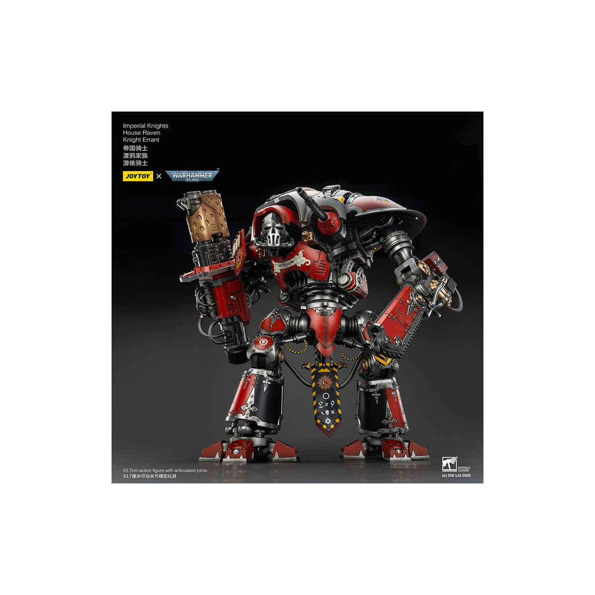 Joytoy - Cavalieri Imperiali - Casa Raven Knight Errant - Warhammer 40000