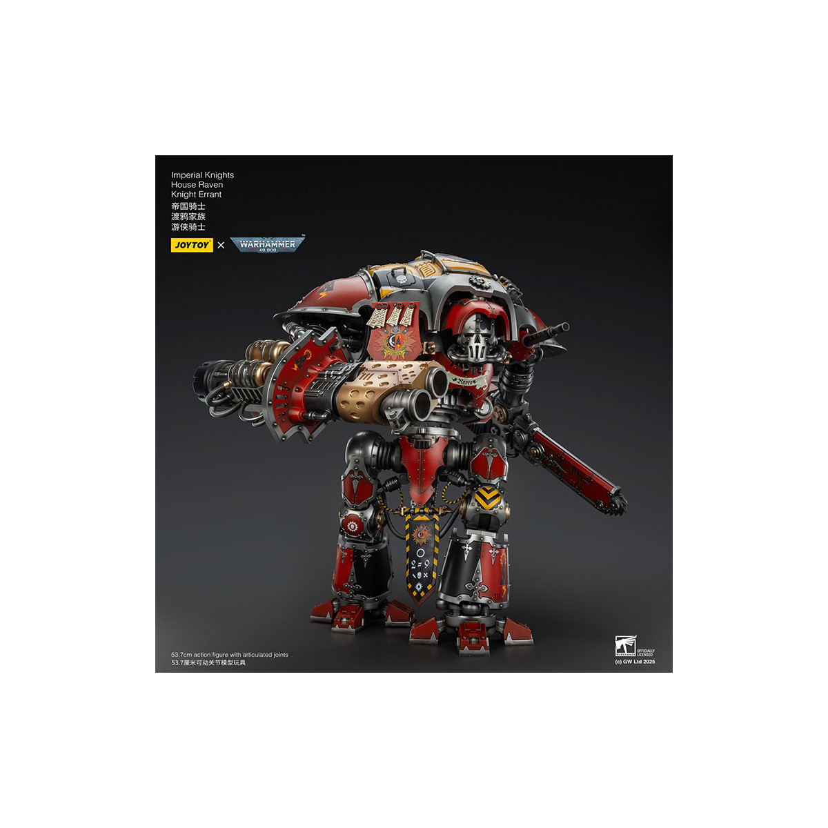 Joytoy - Cavalieri Imperiali - Casa Raven Knight Errant - Warhammer 40000