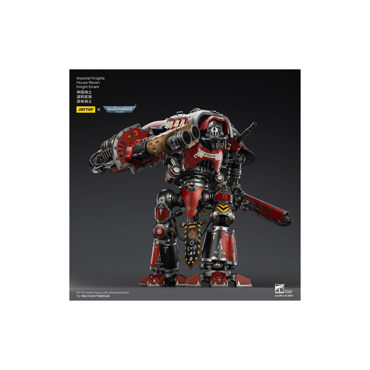 Joytoy - Cavalieri Imperiali - Casa Raven Knight Errant - Warhammer 40000