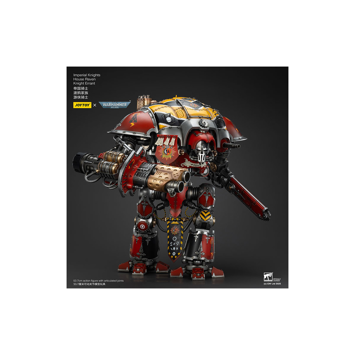 Joytoy - Cavalieri Imperiali - Casa Raven Knight Errant - Warhammer 40000