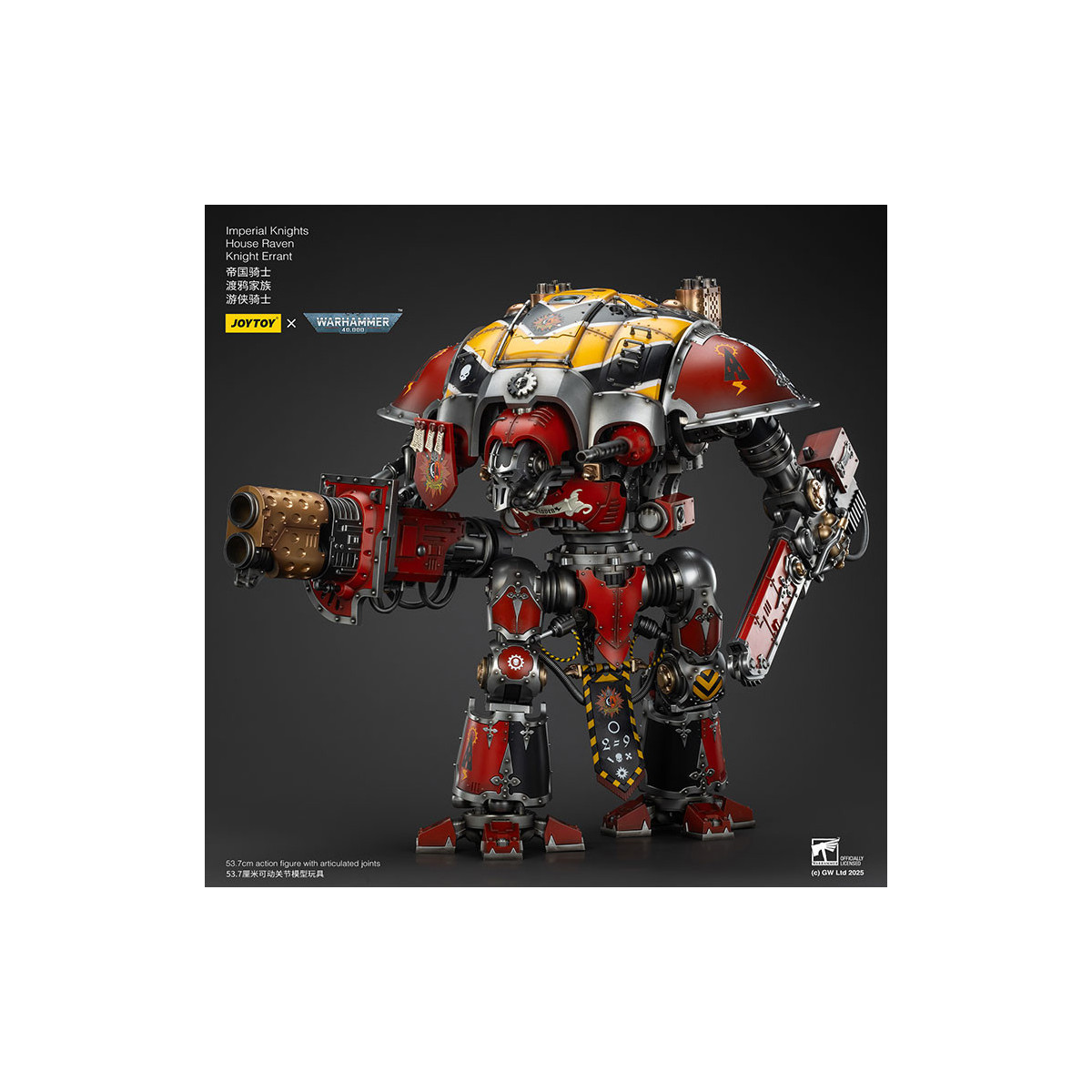 Joytoy - Cavalieri Imperiali - Casa Raven Knight Errant - Warhammer 40000