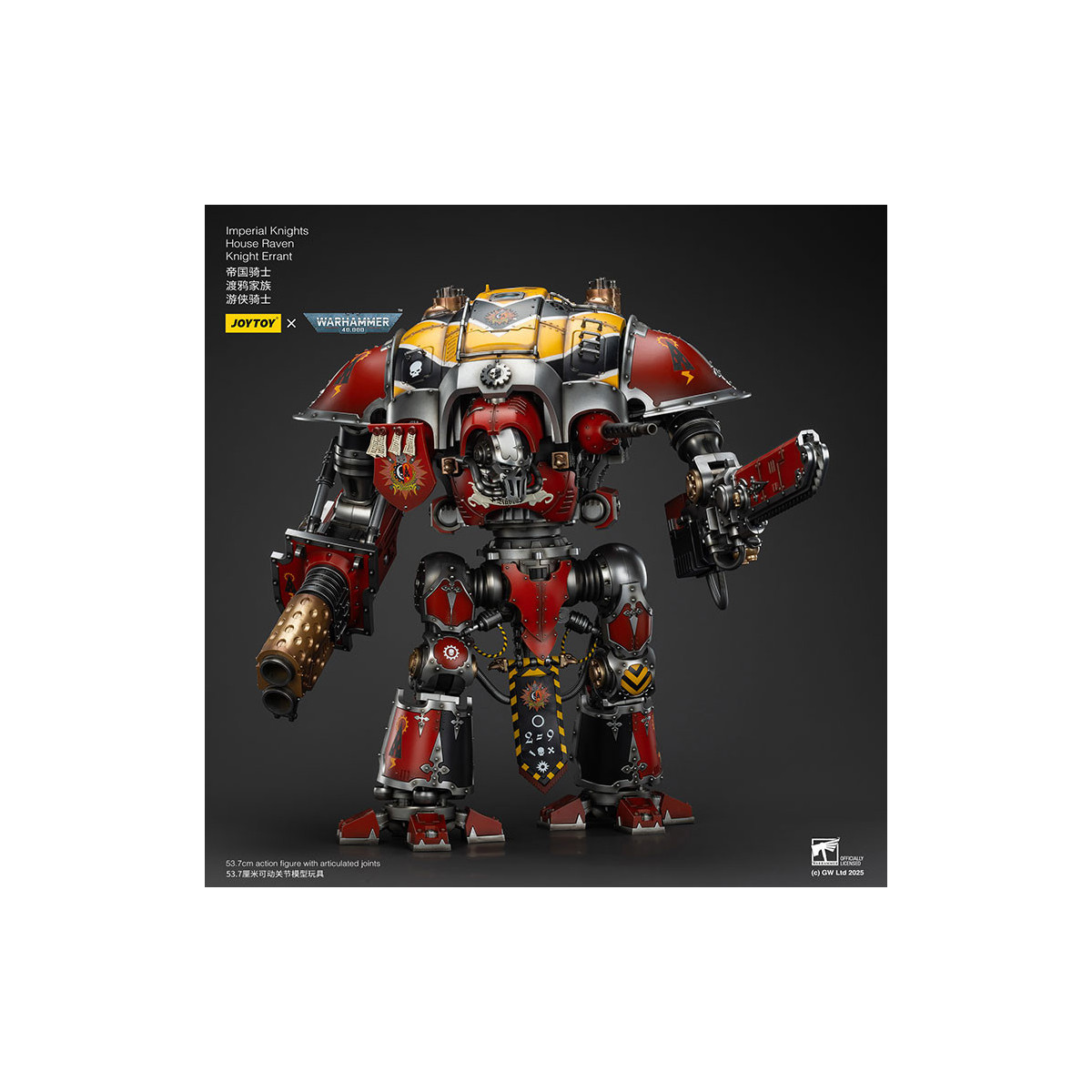 Joytoy - Cavalieri Imperiali - Casa Raven Knight Errant - Warhammer 40000