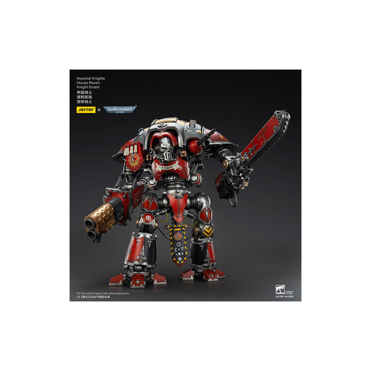 Joytoy - Cavalieri Imperiali - Casa Raven Knight Errant - Warhammer 40000
