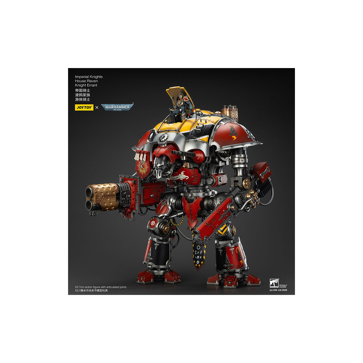 Joytoy - Cavalieri Imperiali - Casa Raven Knight Errant - Warhammer 40000
