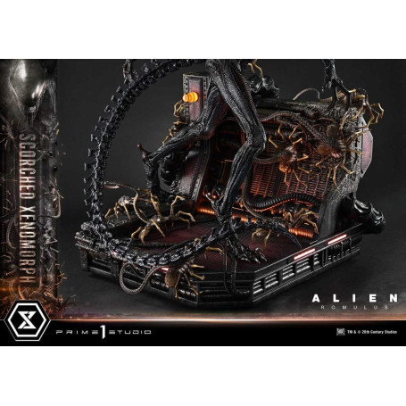 Prime 1 Studio - Xenomorfo bruciato versione Deluxe 1/3 - Alien: Museo Romulus Masterline XL