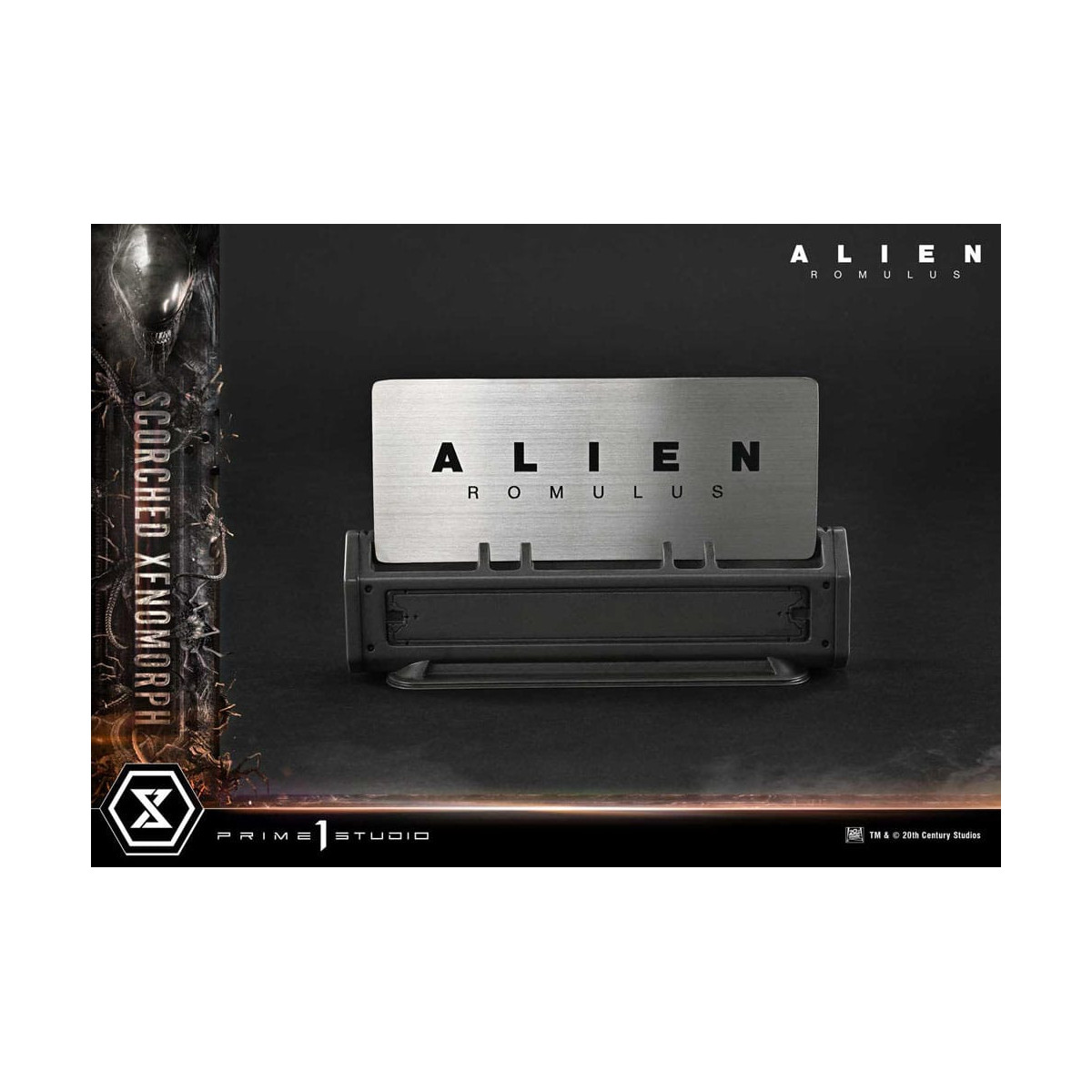 Prime 1 Studio - Xenomorfo bruciato versione Deluxe 1/3 - Alien: Museo Romulus Masterline XL