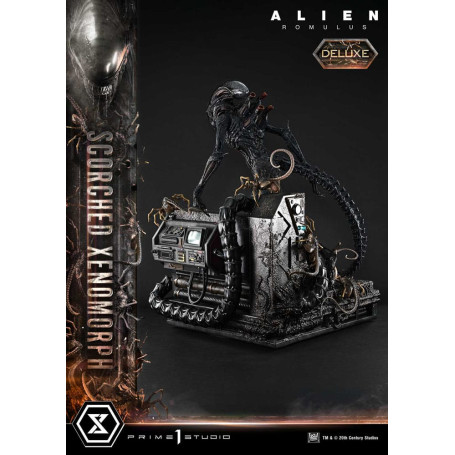 Prime 1 Studio - Xenomorfo bruciato versione Deluxe 1/3 - Alien: Museo Romulus Masterline XL