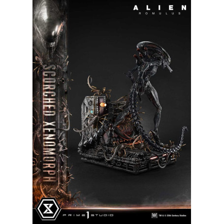Prime 1 Studio - Xenomorfo bruciato versione Deluxe 1/3 - Alien: Museo Romulus Masterline XL