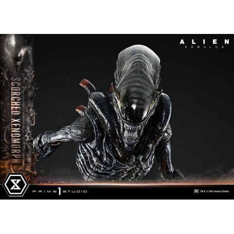 Prime 1 Studio - Xenomorfo bruciato versione Deluxe 1/3 - Alien: Museo Romulus Masterline XL