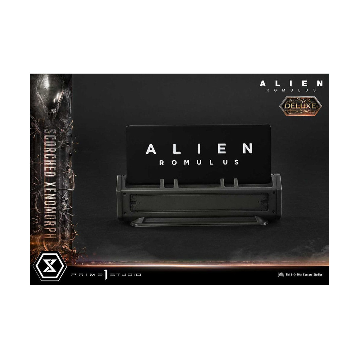 Prime 1 Studio - Xenomorfo bruciato versione Deluxe 1/3 - Alien: Museo Romulus Masterline XL