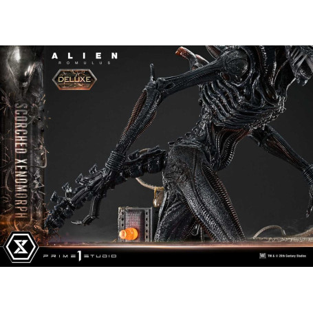 Prime 1 Studio - Xenomorfo bruciato versione Deluxe 1/3 - Alien: Museo Romulus Masterline XL