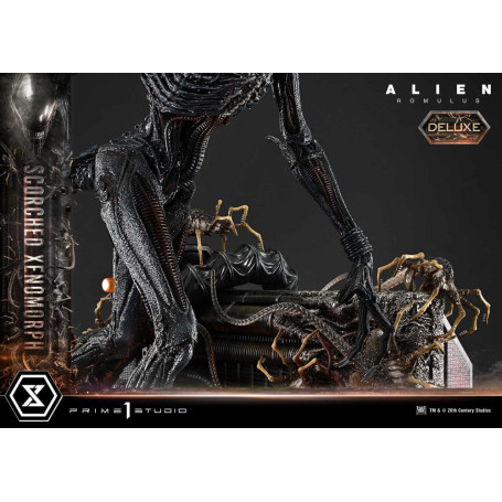 Prime 1 Studio - Xenomorfo bruciato versione Deluxe 1/3 - Alien: Museo Romulus Masterline XL