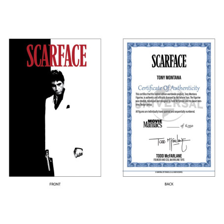 Mc Farlane - Scarface Tony Montana - Maniaci del cinema