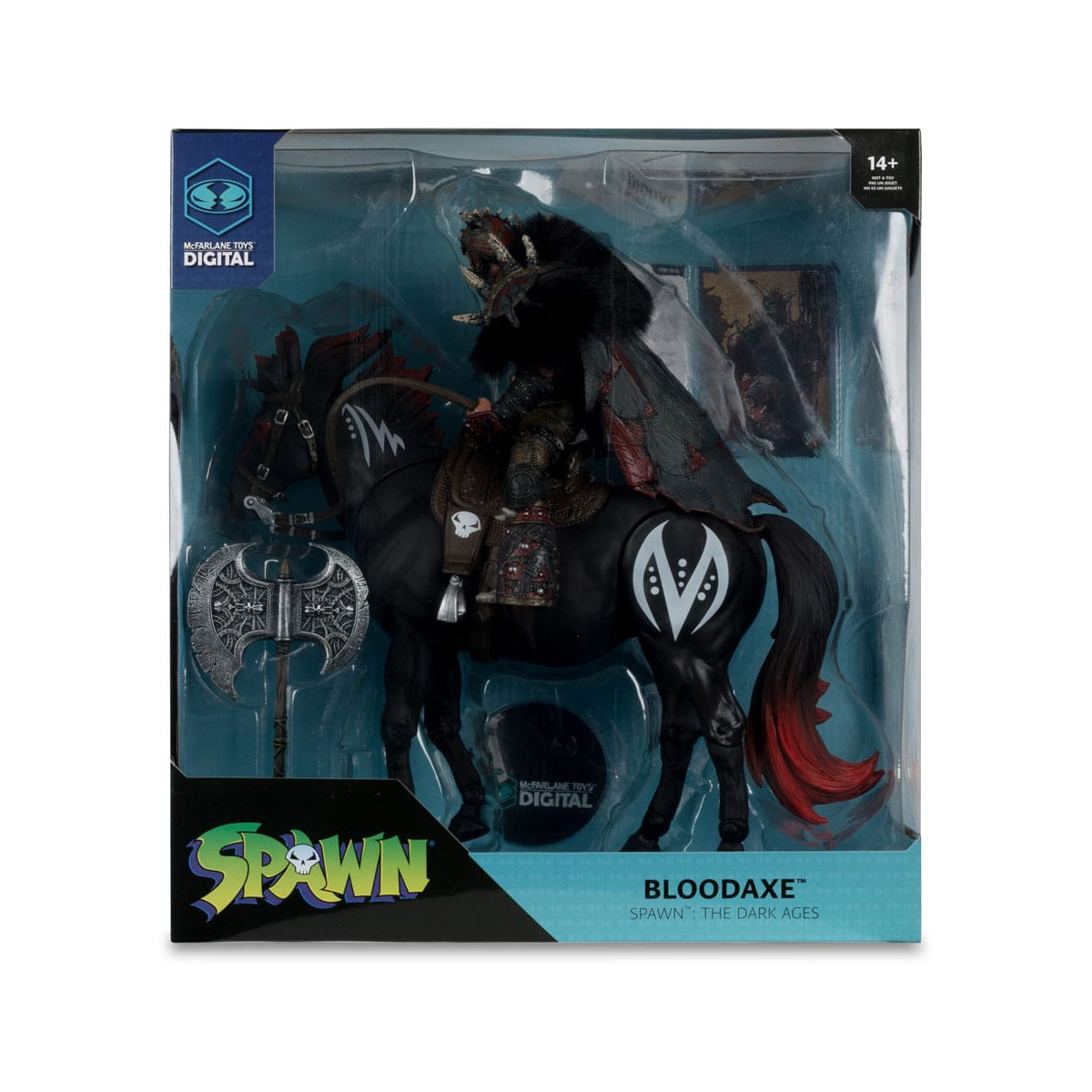 McFarlane - Spawn - Ascia di sangue con cavallo (Spawn: The Dark Ages)