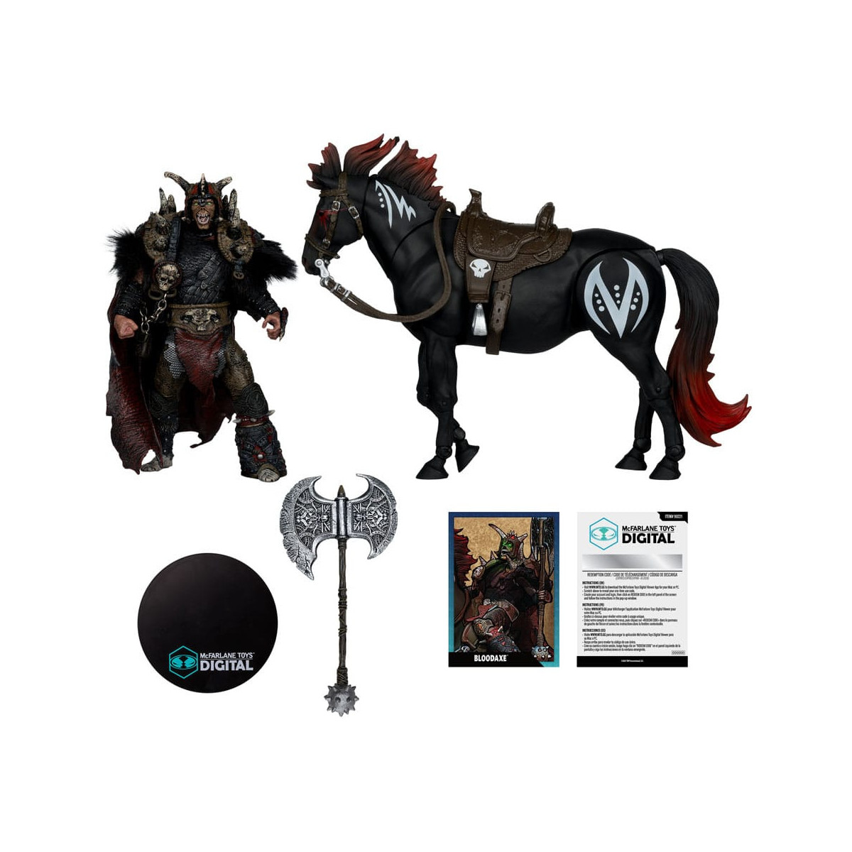 McFarlane - Spawn - Ascia di sangue con cavallo (Spawn: The Dark Ages)