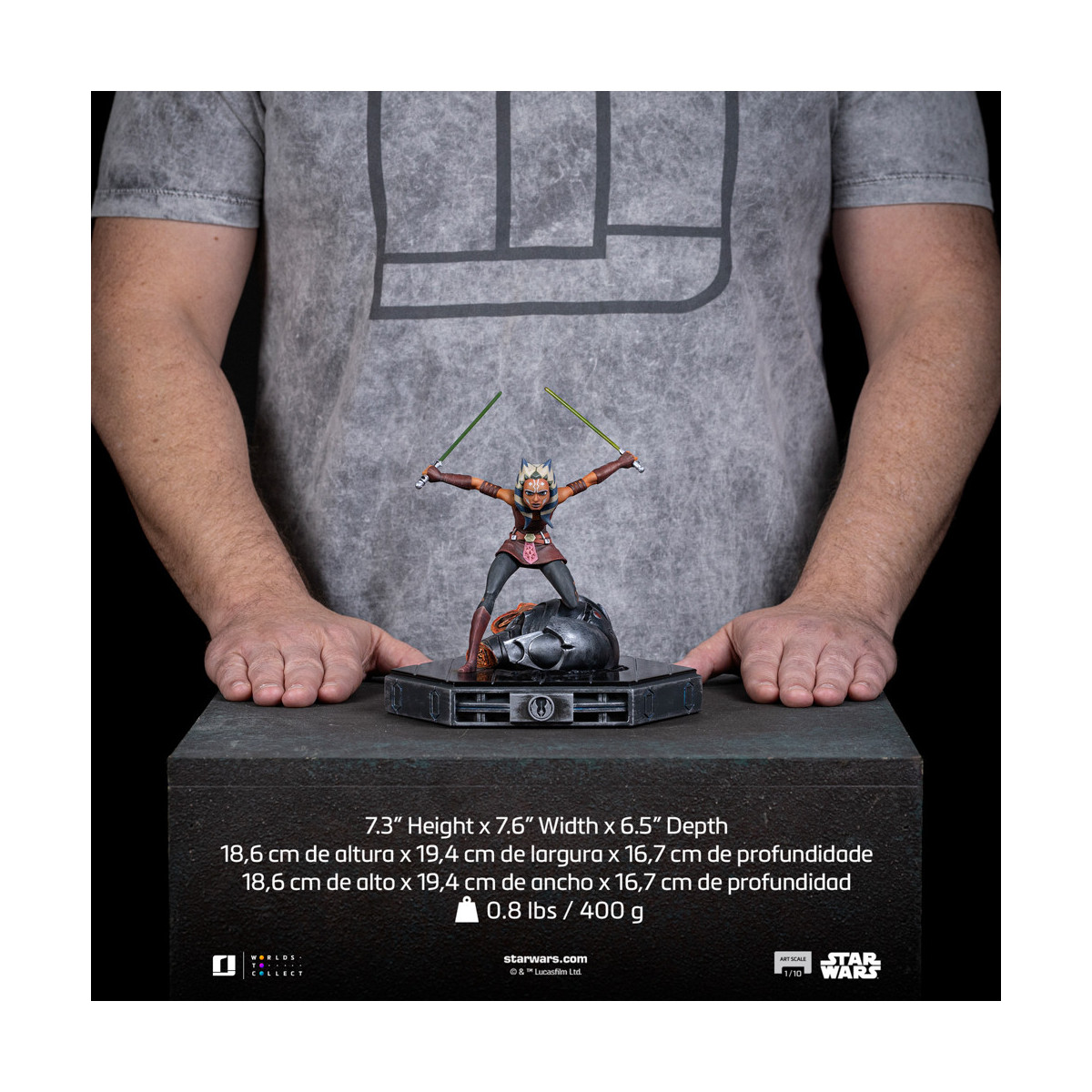 Iron Studios Star Wars - Ahsoka - Scala artistica 1/10 - Le guerre dei cloni