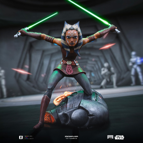 Iron Studios Star Wars - Ahsoka - Scala artistica 1/10 - Le guerre dei cloni