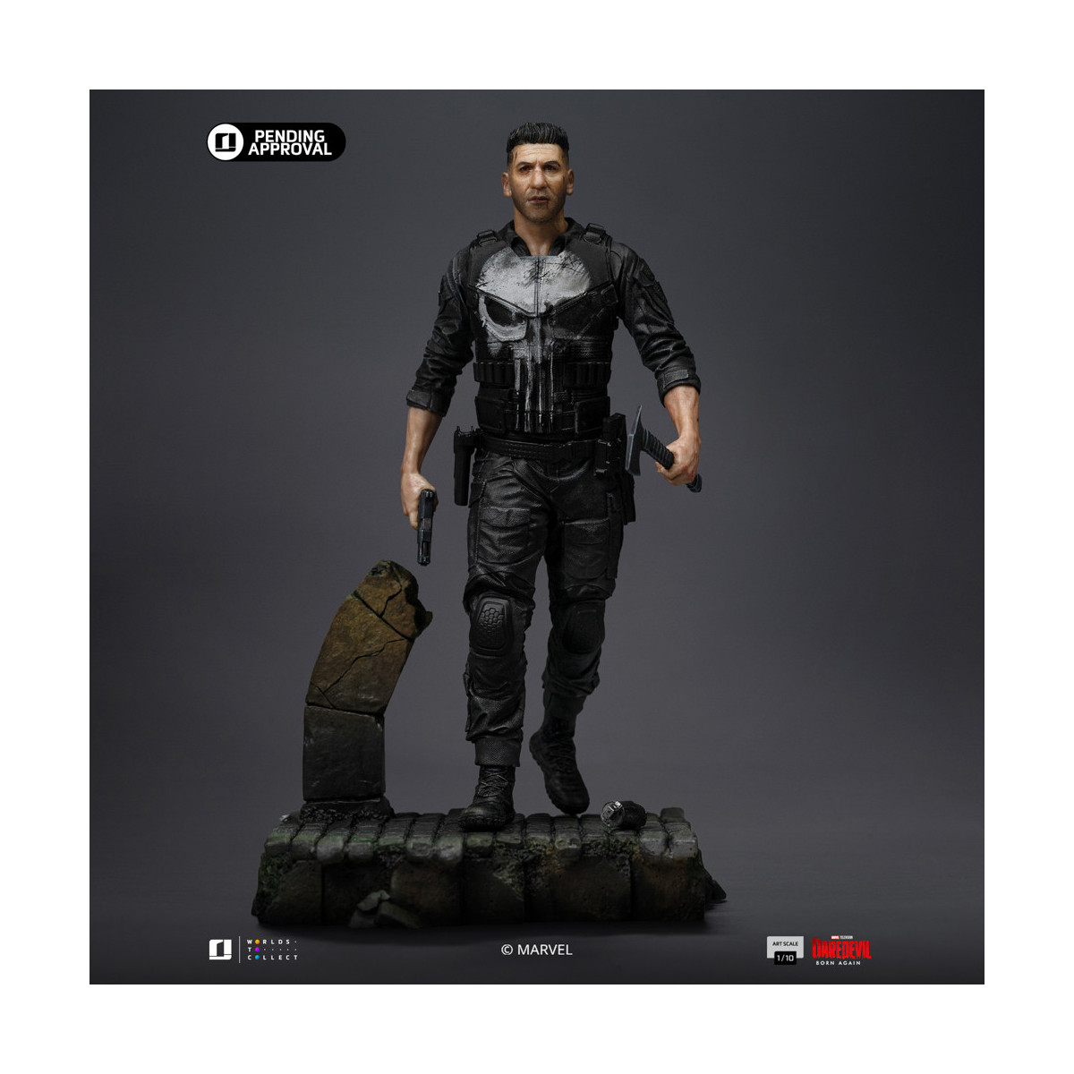 Iron Studios Marvel - Daredevil Born Again - Punitore in scala 1/10
