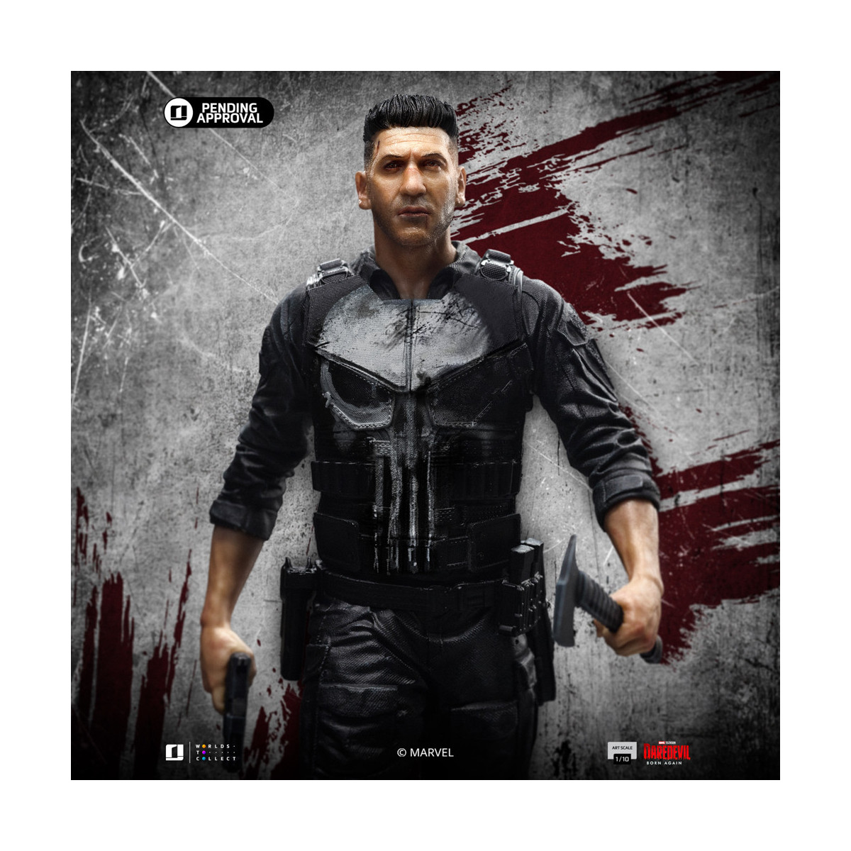 Iron Studios Marvel - Daredevil Born Again - Punitore in scala 1/10