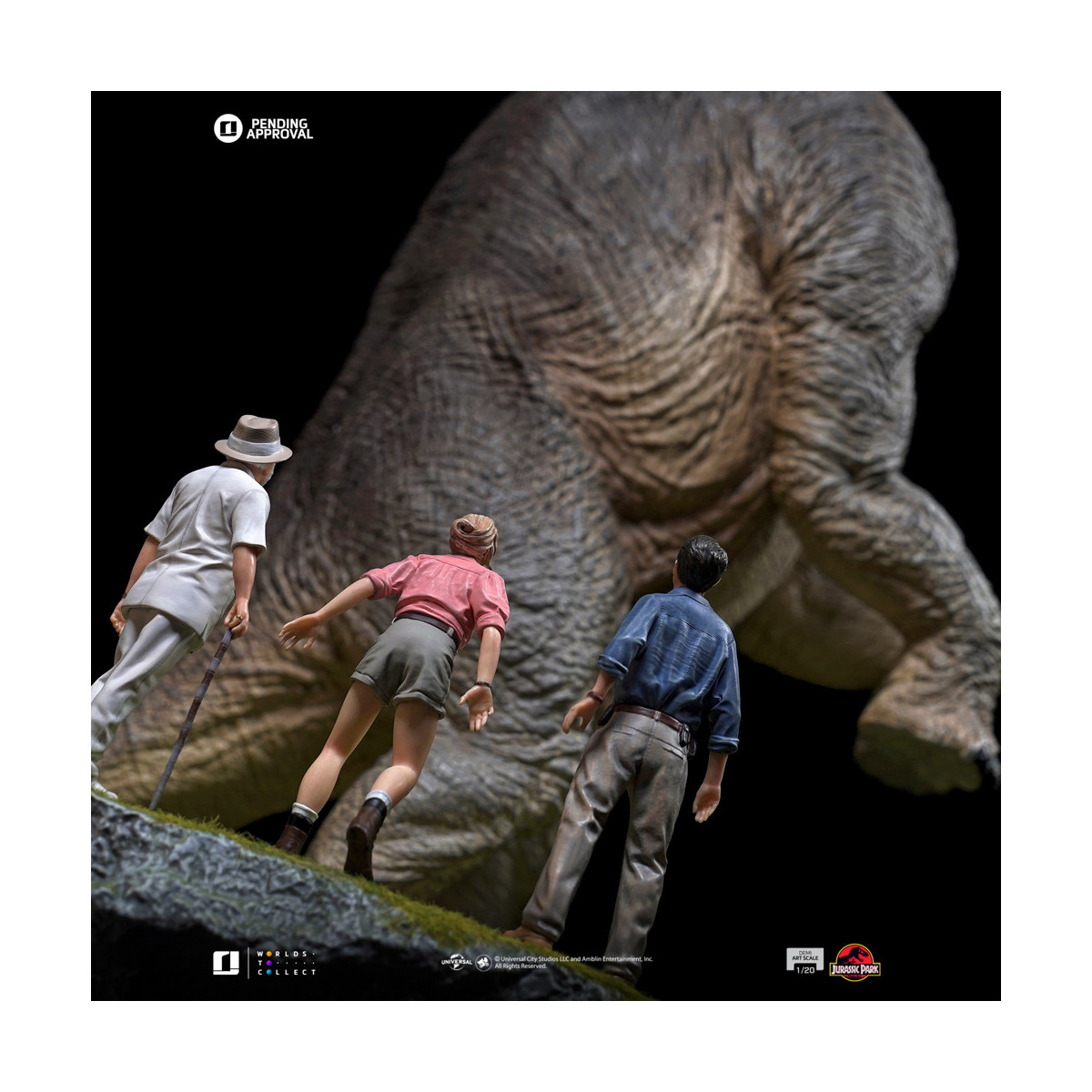 Iron Studios - Jurassic Park - Benvenuti a Jurassic Park Demi Art Scala 1/20 Edizione Speciale