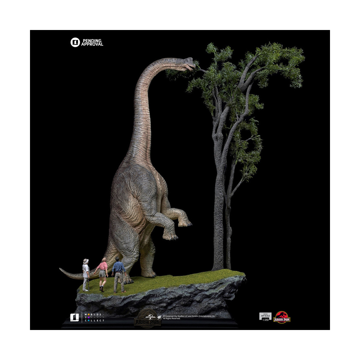 Iron Studios - Jurassic Park - Benvenuti a Jurassic Park Demi Art Scala 1/20 Edizione Speciale