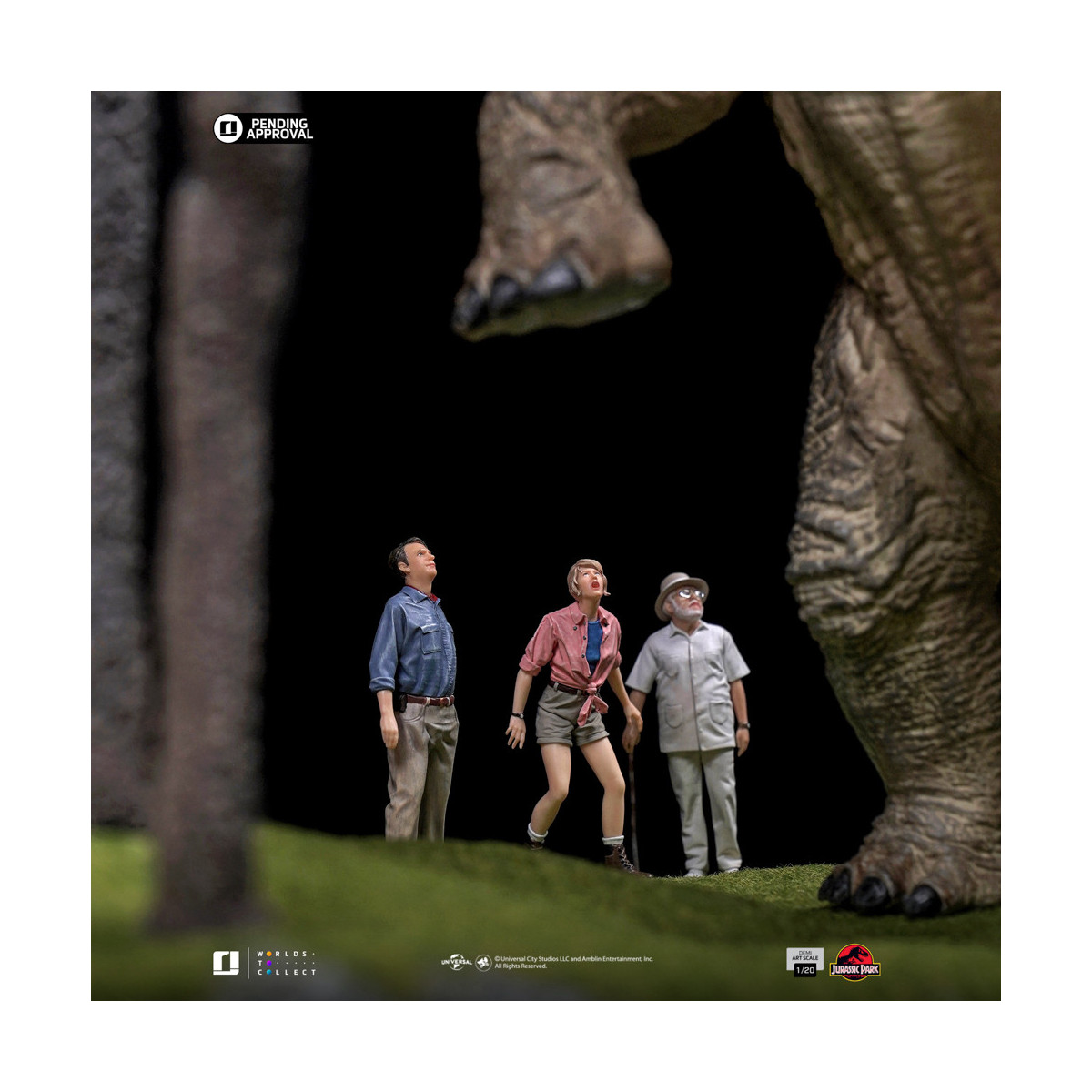 Iron Studios - Jurassic Park - Benvenuti a Jurassic Park Demi Art Scala 1/20 Edizione Speciale