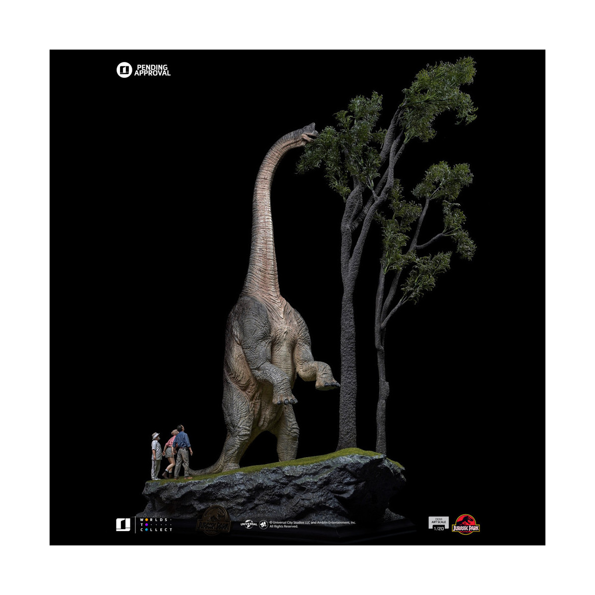 Iron Studios - Jurassic Park - Benvenuti a Jurassic Park Demi Art Scala 1/20 Edizione Speciale