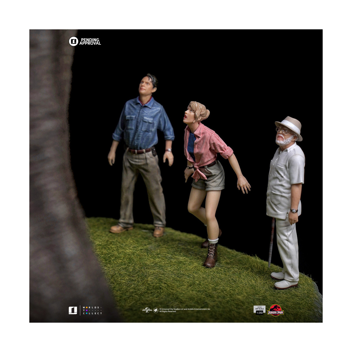 Iron Studios - Jurassic Park - Benvenuti a Jurassic Park Demi Art Scala 1/20 Edizione Speciale
