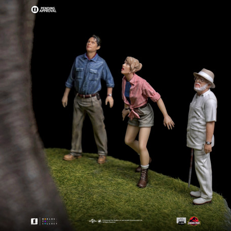 Iron Studios - Jurassic Park - Benvenuti a Jurassic Park Demi Art Scala 1/20 Edizione Speciale