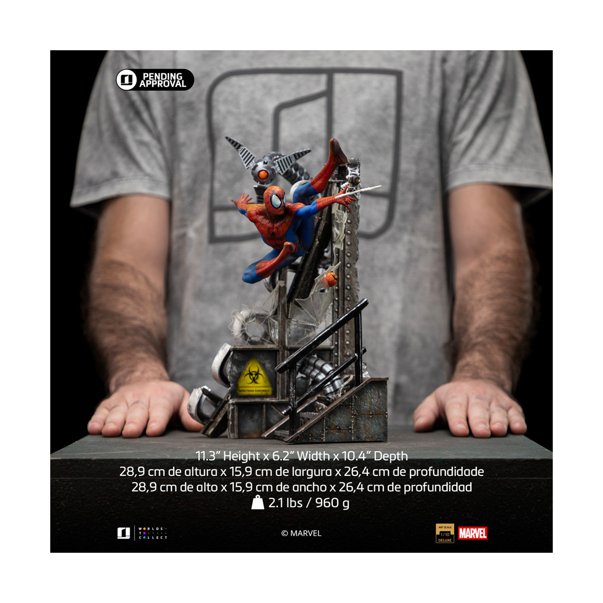 Iron Studios Marvel Comics - Spider-Man (Edizione Speciale) Deluxe Art Scala 1/10