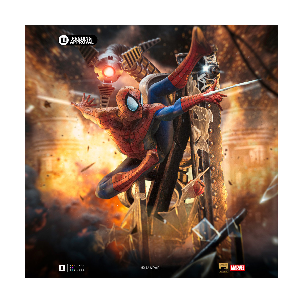 Iron Studios Marvel Comics - Spider-Man (Edizione Speciale) Deluxe Art Scala 1/10
