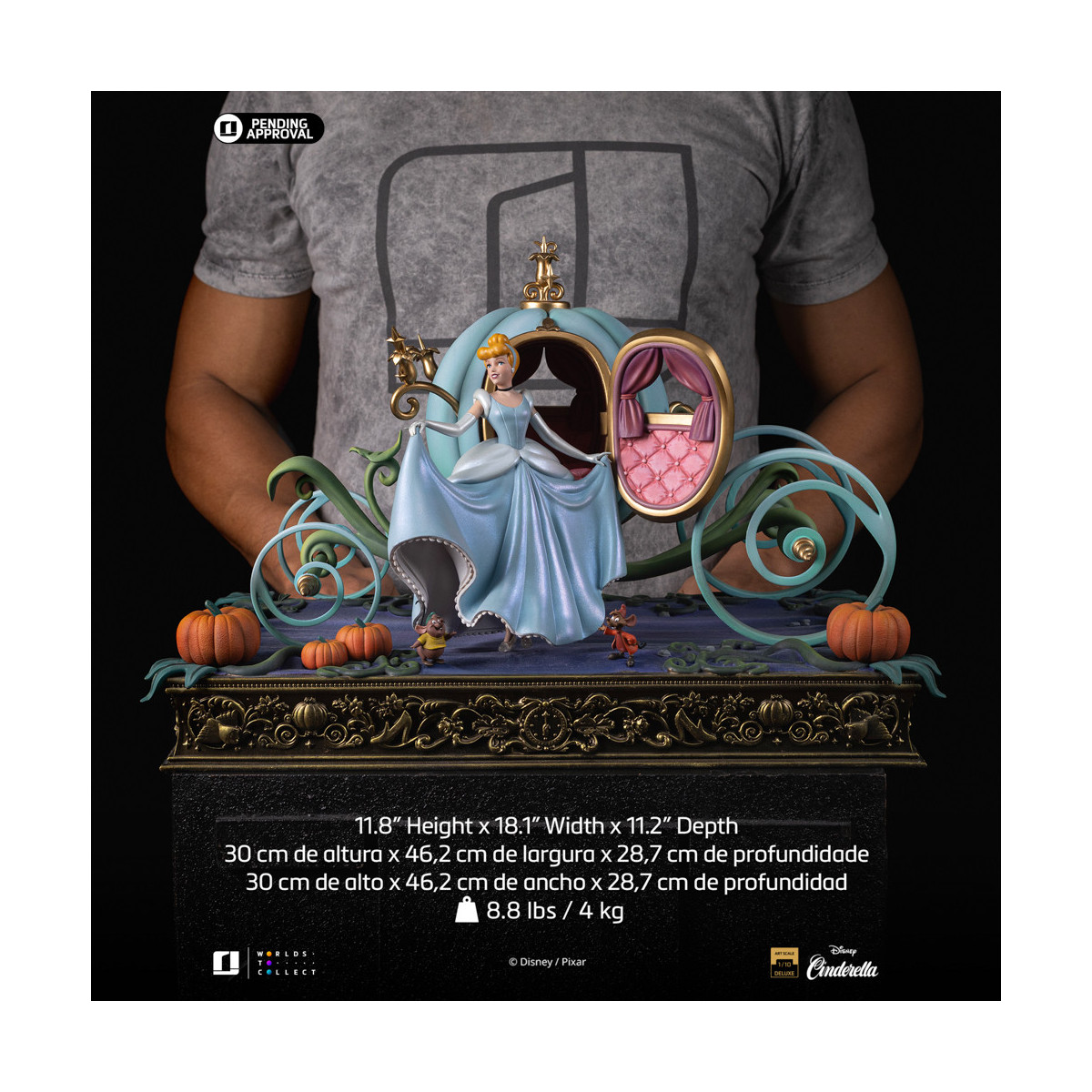 Iron Studios Disney Classics - Cenerentola Deluxe Art Scala 1/10 - Cenerentola
