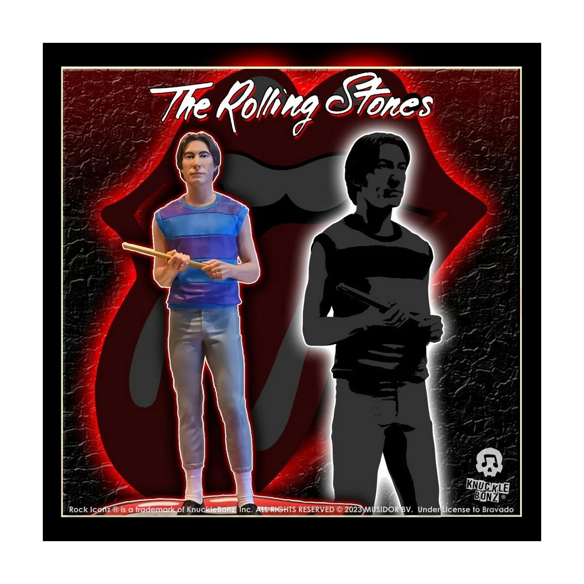 Knuckle Bonz - Le icone rock dei Rolling Stones - CHARLIE WATTS 1/9