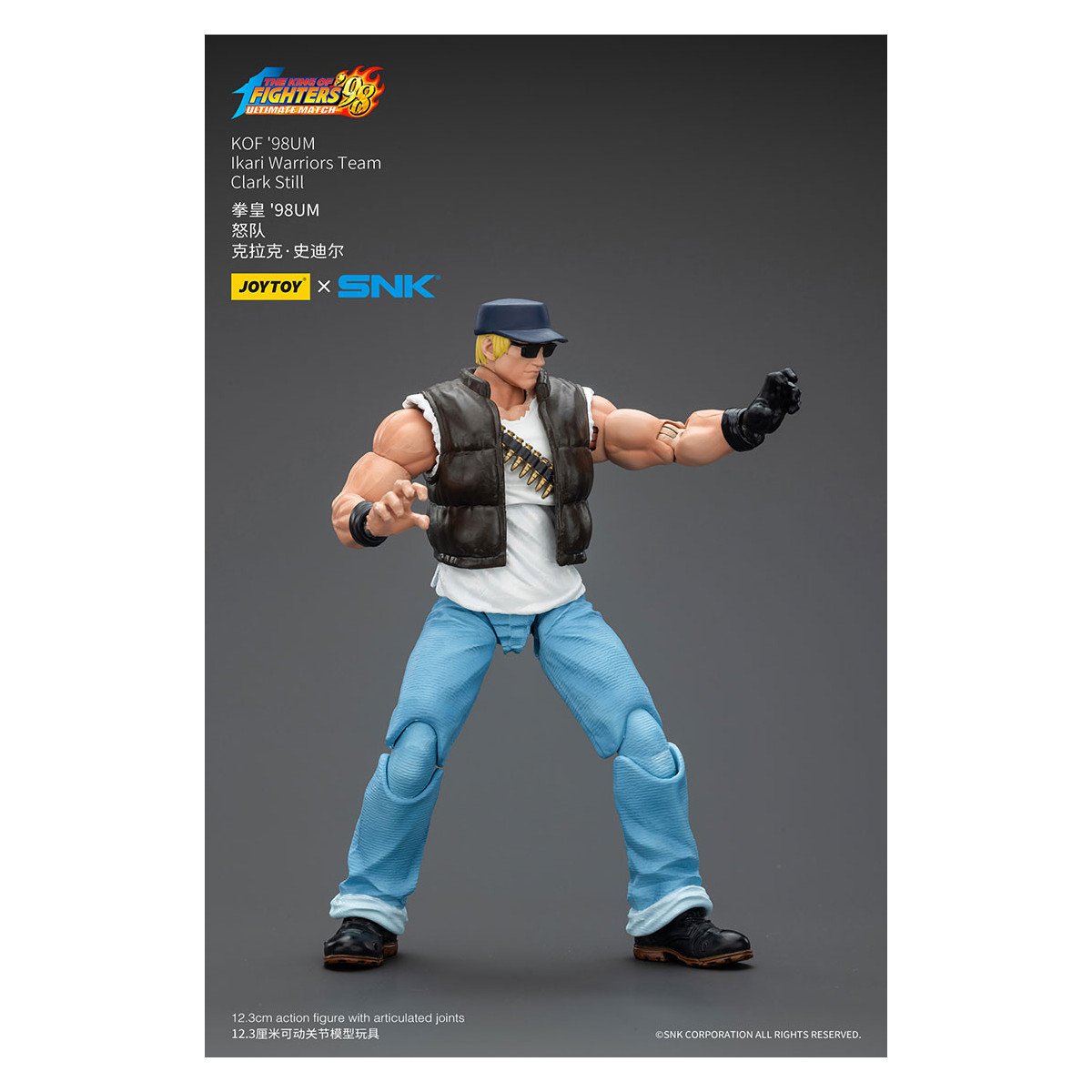Joytoy X SNK- The King of Fighters 98 UM - Clark Still - Squadra guerrieri Ikari