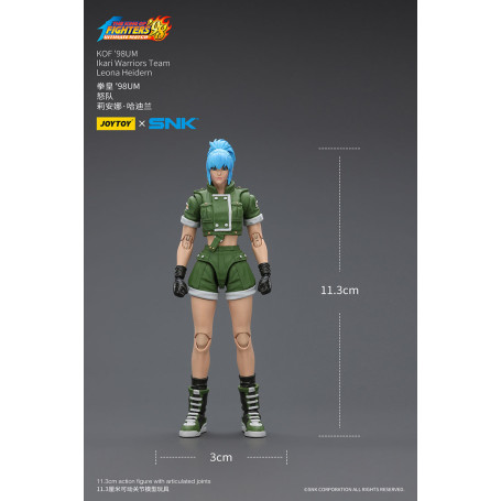 Joytoy X SNK- Il Re dei Combattenti 98 UM - Leona Heidern - Squadra Guerrieri Ikari