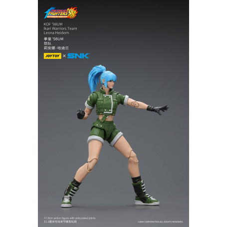 Joytoy X SNK- Il Re dei Combattenti 98 UM - Leona Heidern - Squadra Guerrieri Ikari