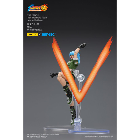 Joytoy X SNK- Il Re dei Combattenti 98 UM - Leona Heidern - Squadra Guerrieri Ikari