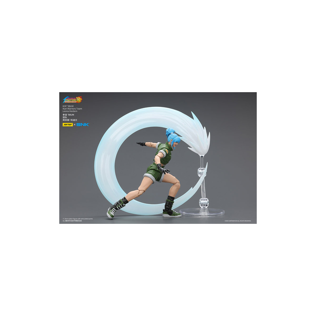 Joytoy X SNK- Il Re dei Combattenti 98 UM - Leona Heidern - Squadra Guerrieri Ikari