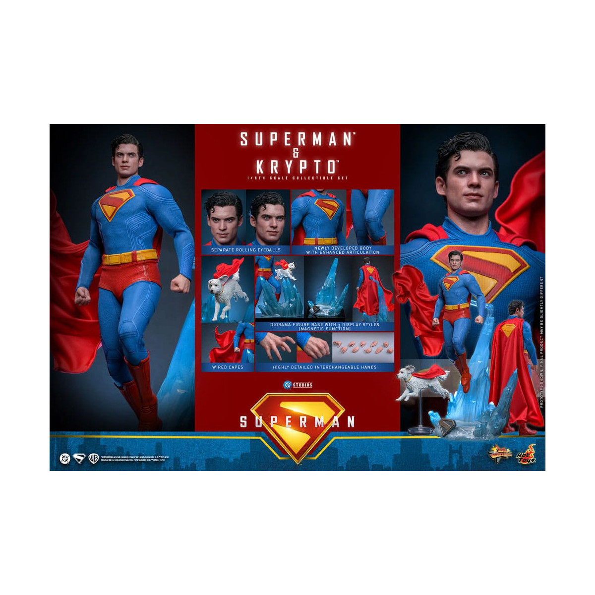 Hot Toys - DC Comics - Superman e Krypto MMS 1/6 - Superman (2025)