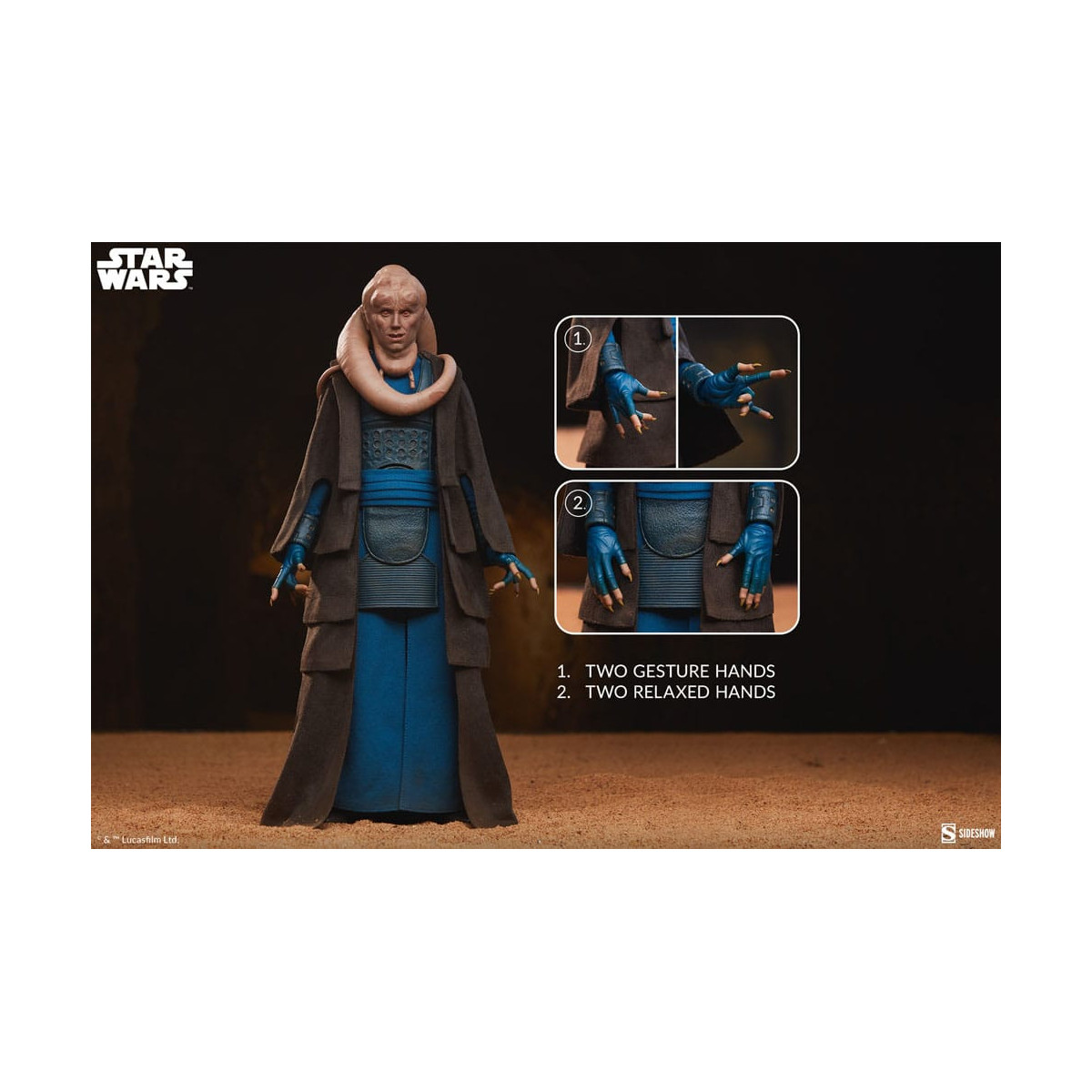 Sideshow Star Wars - Bib Fortuna 1/6 Feccia e Cattiveria - Il ritorno dello Jedi