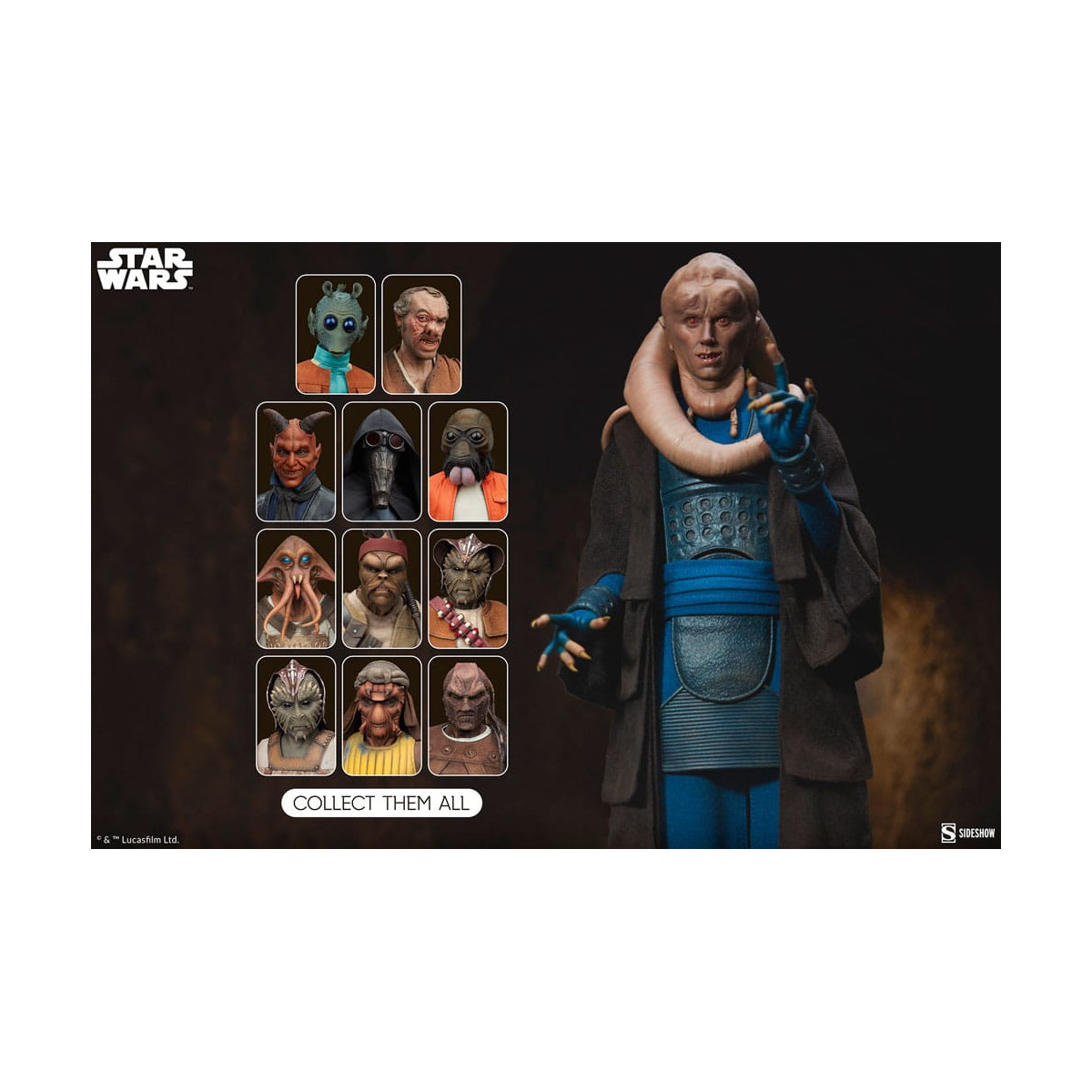 Sideshow Star Wars - Bib Fortuna 1/6 Feccia e Cattiveria - Il ritorno dello Jedi