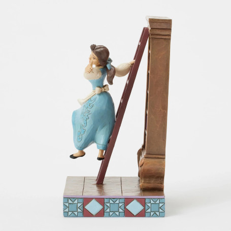 Enesco Disney Traditions di Jim Shore - Belle Bibliothèque - La Bella e la Bestia