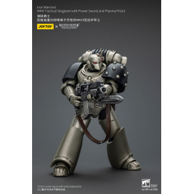 Joytoy - Warhammer - Sergente tattico Iron Warriors MKVI con spada elettrica e pistola al plasma
