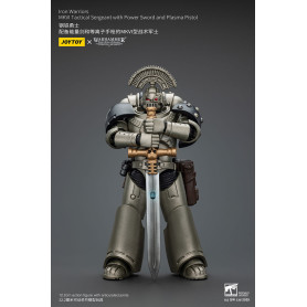 Joytoy - Warhammer - Sergente tattico Iron Warriors MKVI con spada elettrica e pistola al plasma