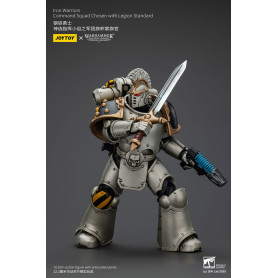 Joytoy - Warhammer - Squadra di comando dei Guerrieri di Ferro scelti con lo standard della Legione