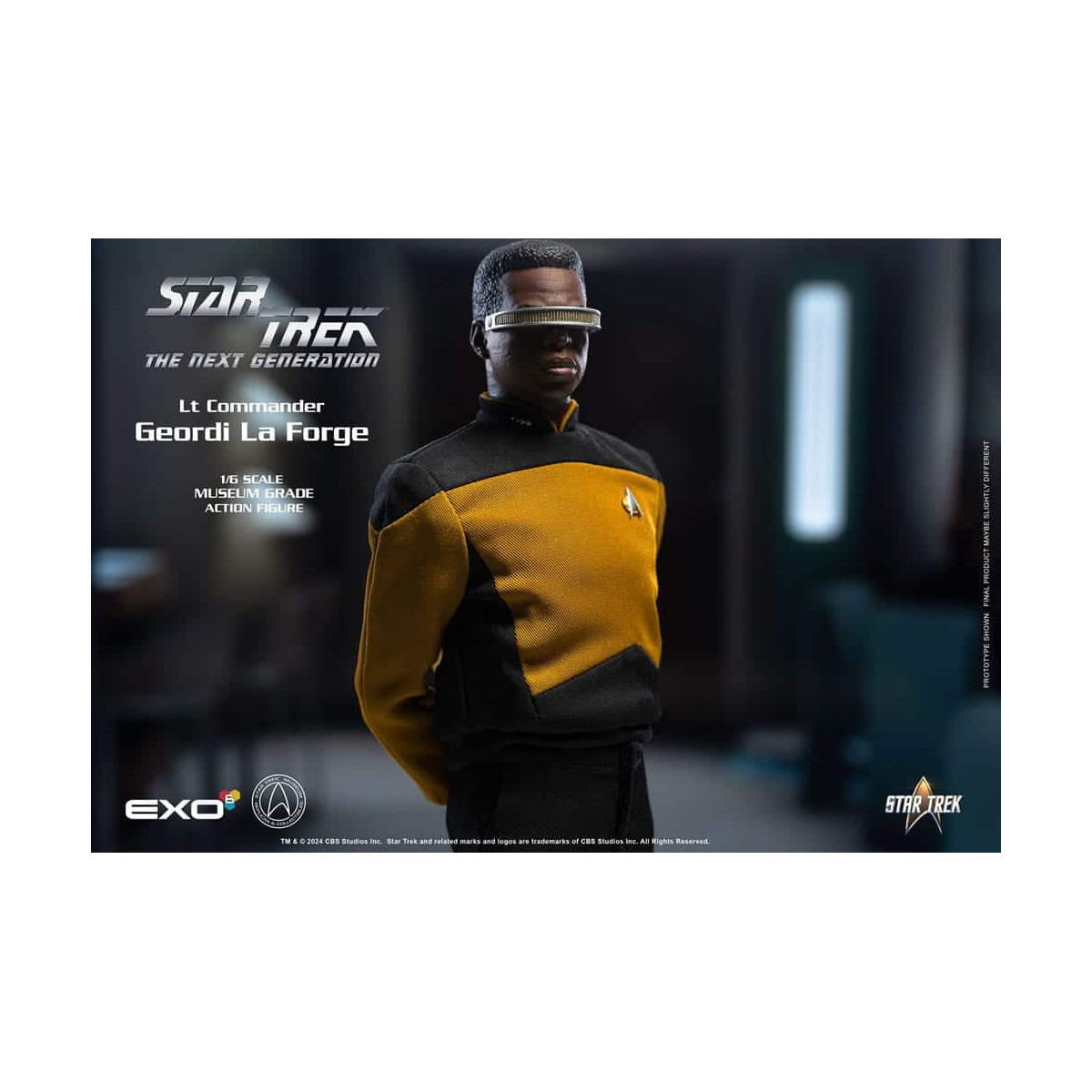 EXO-6 - Star Trek: The Next Generation - Geordi La Forge Versione Standard Figura in scala 1:6