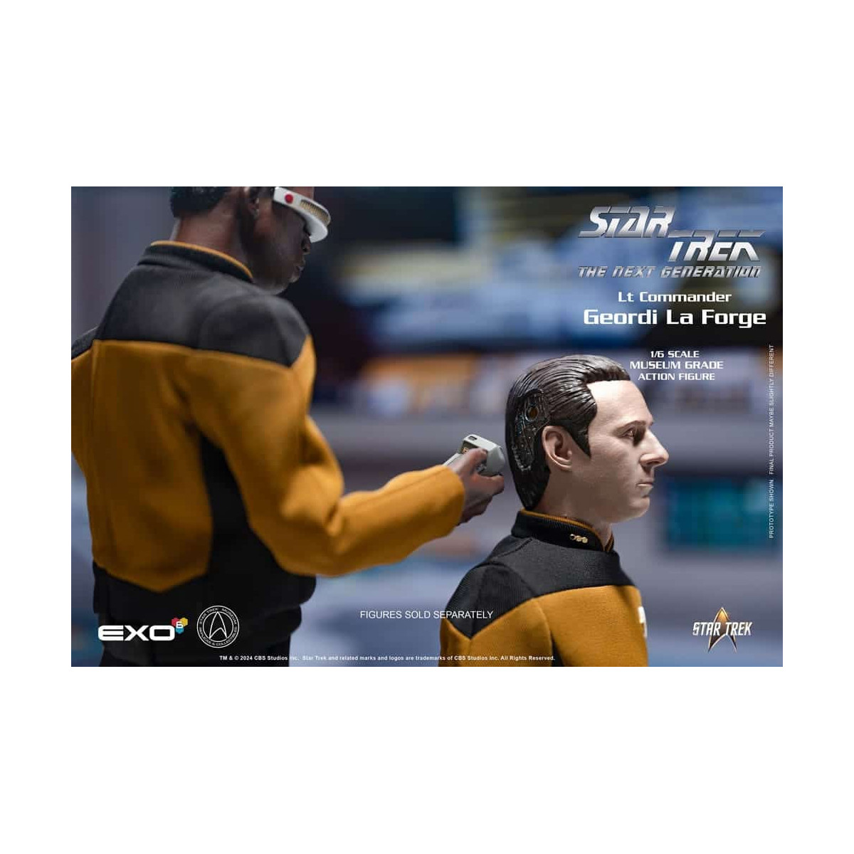 EXO-6 - Star Trek: The Next Generation - Geordi La Forge Versione Standard Figura in scala 1:6