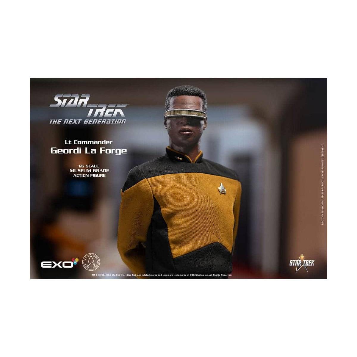 EXO-6 - Star Trek: The Next Generation - Geordi La Forge Versione Standard Figura in scala 1:6