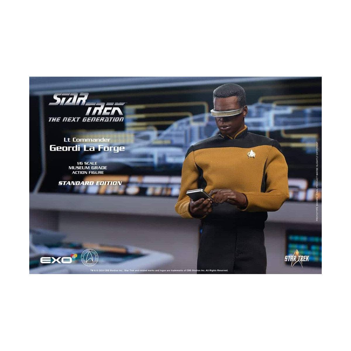 EXO-6 - Star Trek: The Next Generation - Geordi La Forge Versione Standard Figura in scala 1:6