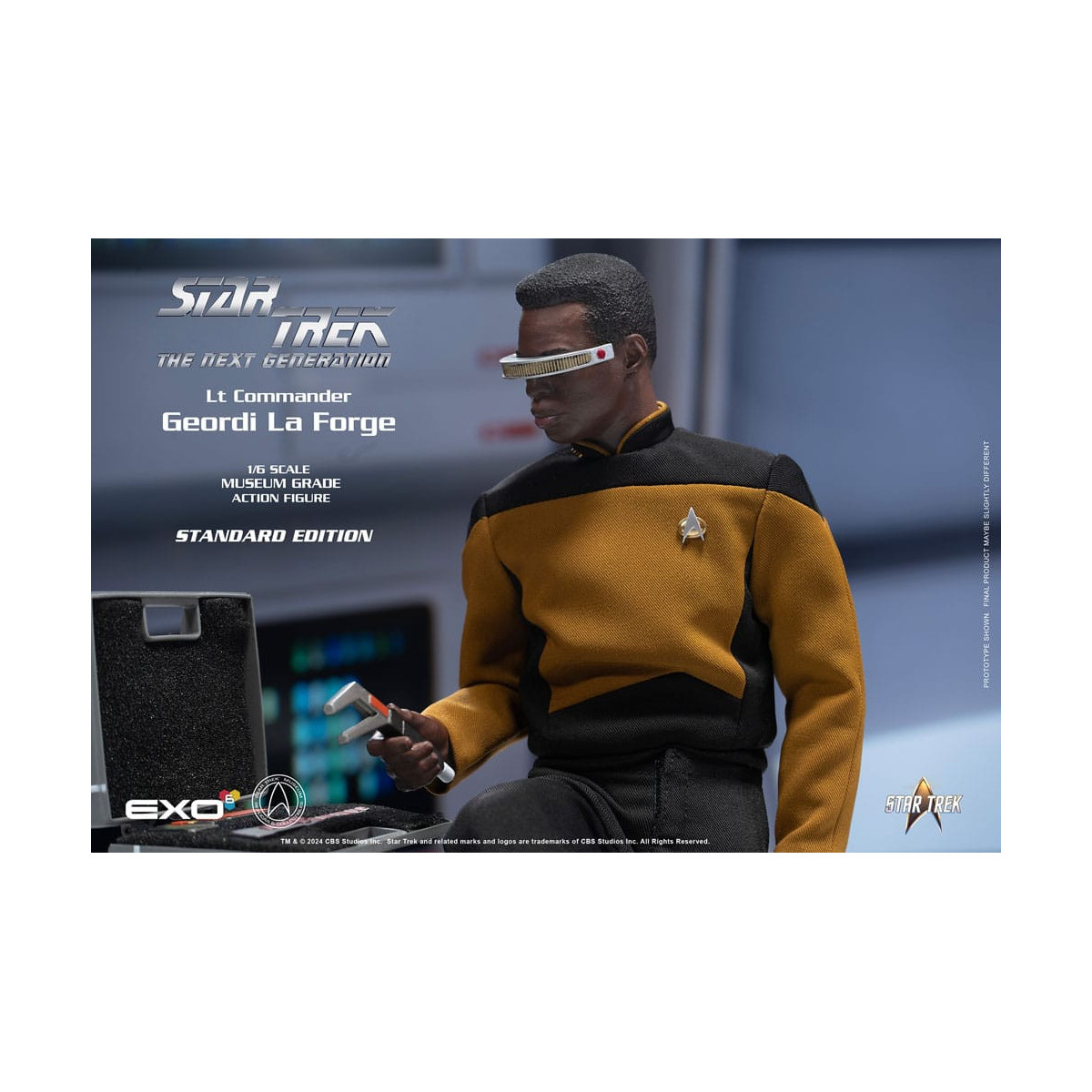 EXO-6 - Star Trek: The Next Generation - Geordi La Forge Versione Standard Figura in scala 1:6